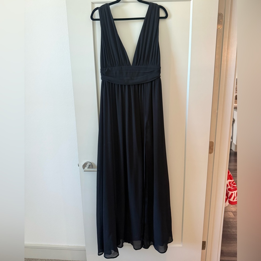 Lulu's Black Maxi Dress